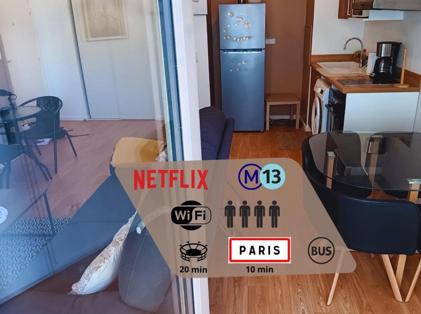 Destiny Appart' Paris -Beauvais-Orly- Podcasts- Stade De France Stains Exterior foto